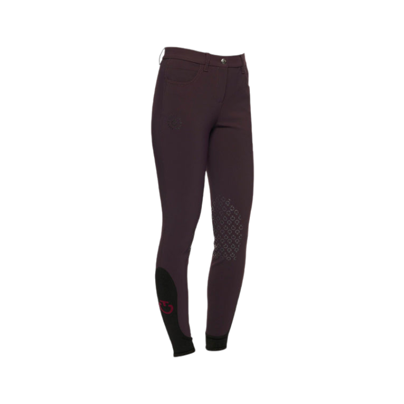 Cavalleria Toscana - Pantalon d'équitation enfant unisexe Logo CT myrtille | - Ohlala