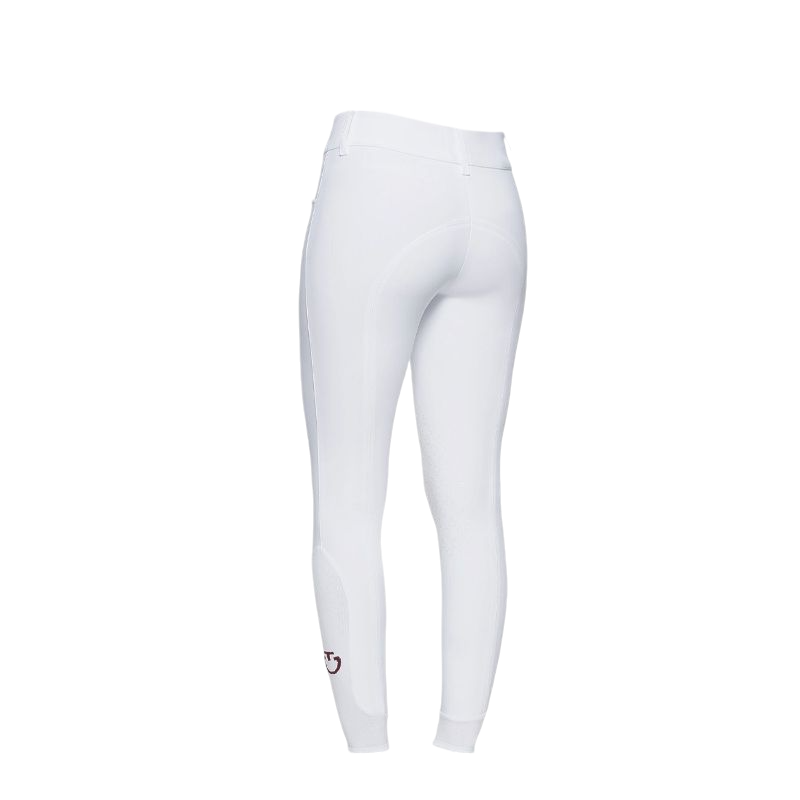 Cavalleria Toscana - Pantalon d'équitation femme taille haute blanc | - Ohlala