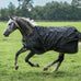 Bucas - Couverture d'extérieur Irish Turnout 300 noir/ gold 300g | - Ohlala