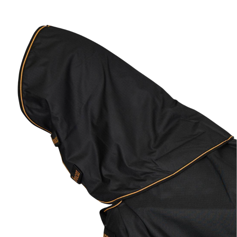 Bucas - Halsdeken Irish Neck 300 zwart/goud 300g | - Ohlala