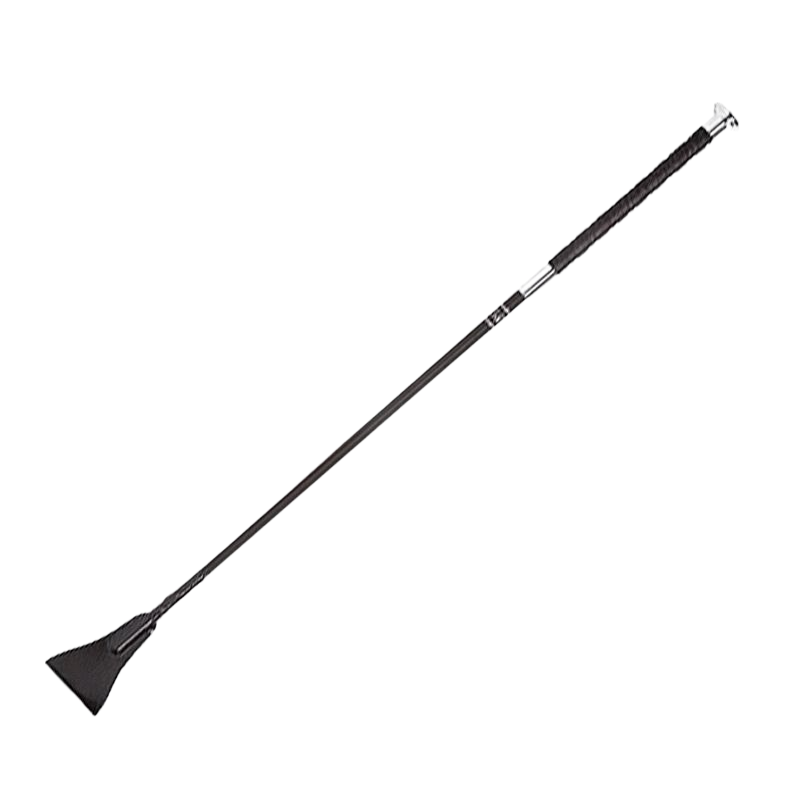 Fleck - Cravache d'obstacles ultra soft noir