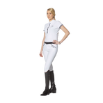 Flags & Cup - Pantalon d'équitation femme Cayenne blanc/ marine | - Ohlala