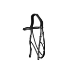 Dyon - Hackamore hoofdstel New English Collection zwart | - Ohlala
