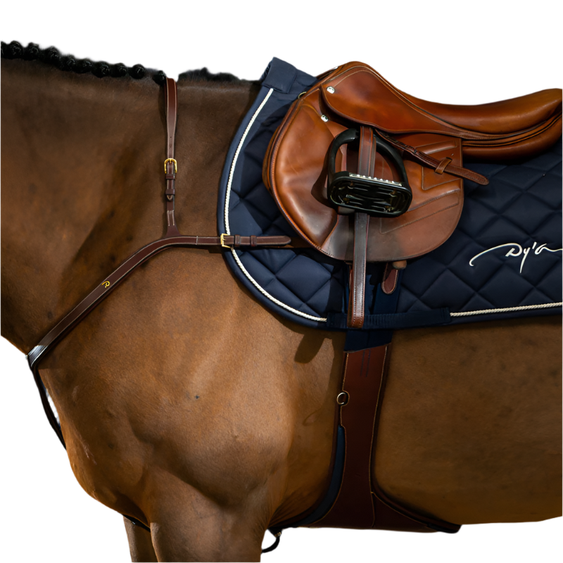 Dyon - Collier de chasse long pont D Collection brun | - Ohlala