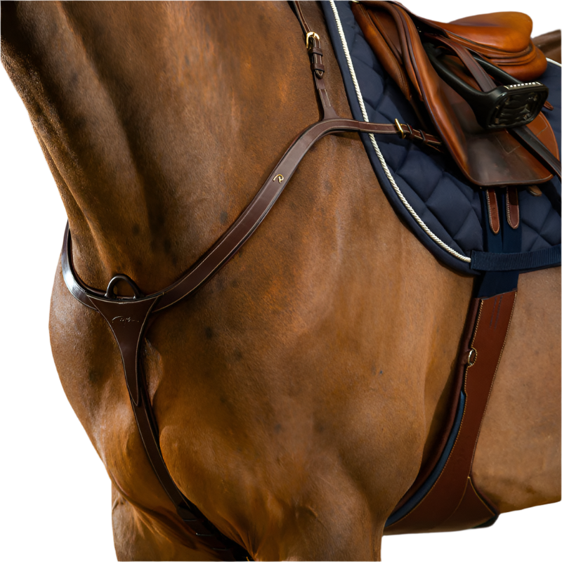 Dyon - Collier de chasse long pont D Collection brun | - Ohlala