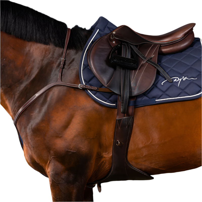 Dyon - Collier de chasse long pont US Collection brun | - Ohlala