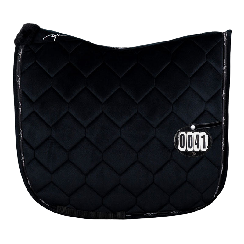 porte numero verni strass noir bridon et tapis