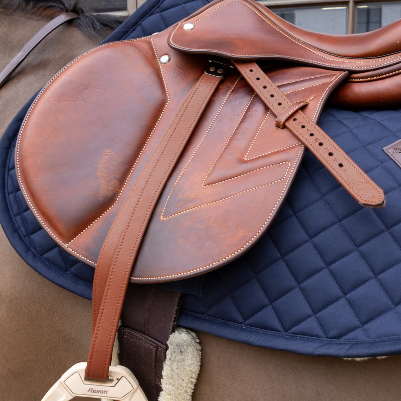 Dyon - Etrivières en cuir Soft Premium tabac | - Ohlala