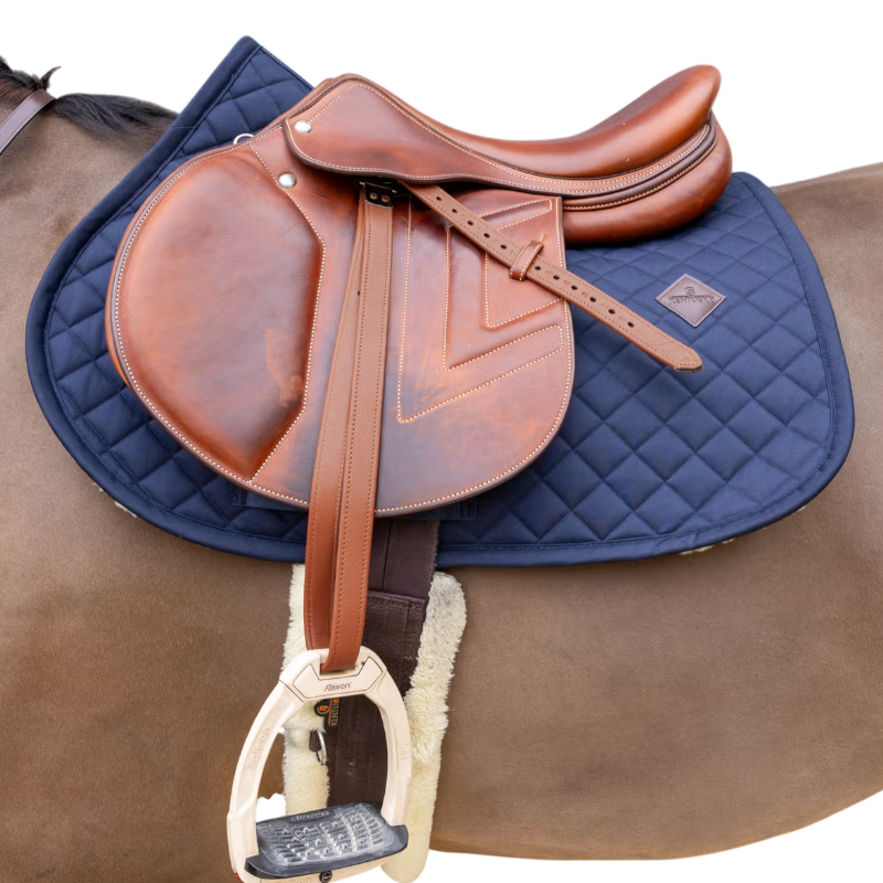 Dyon - Etrivières en cuir Soft Premium tabac | - Ohlala