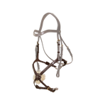 Dyon - Figure-8 neusriem met ketting D Collection bruin | - Ohlala