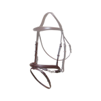 Dyon - Combinatie neusriem met ketting New English Collection bruin | - Ohlala