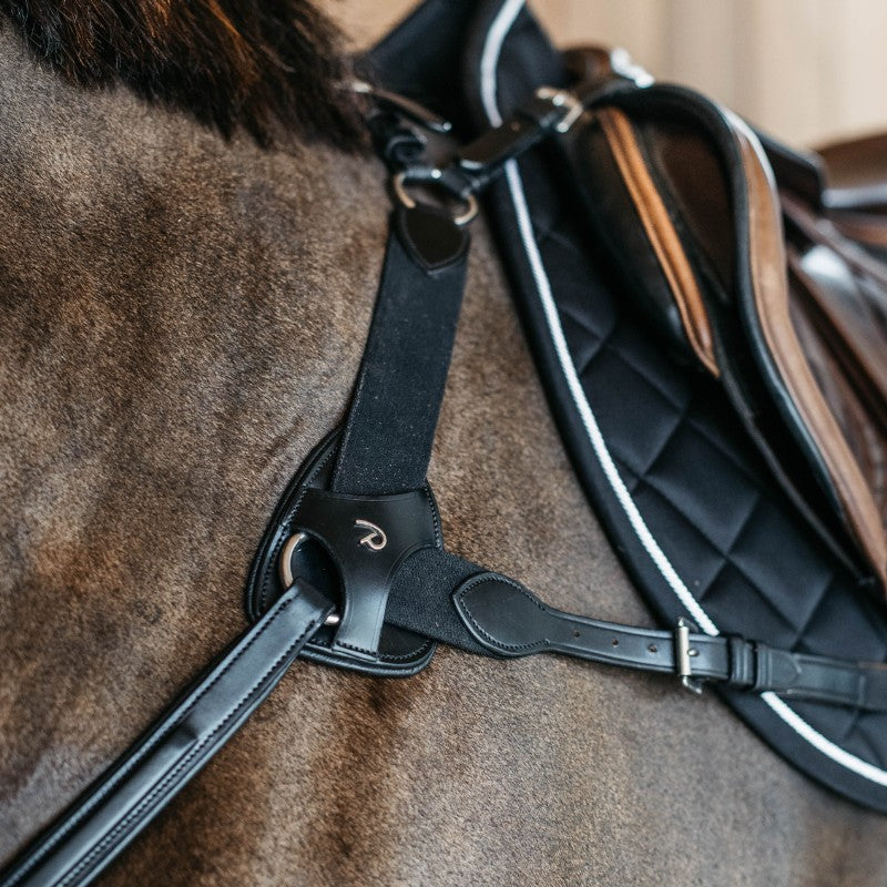 Dyon - Pad de protection collier de chasse 5 points New English Collection noir
