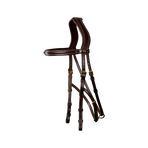 Dyon - Hackamore hoofdstel D Collection havana | - Ohlala
