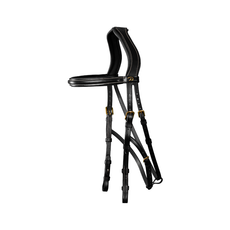 Dyon - Bridon hackamore D Collection noir | - Ohlala