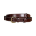 Dyon - Platte leren riem bruin | - Ohlala
