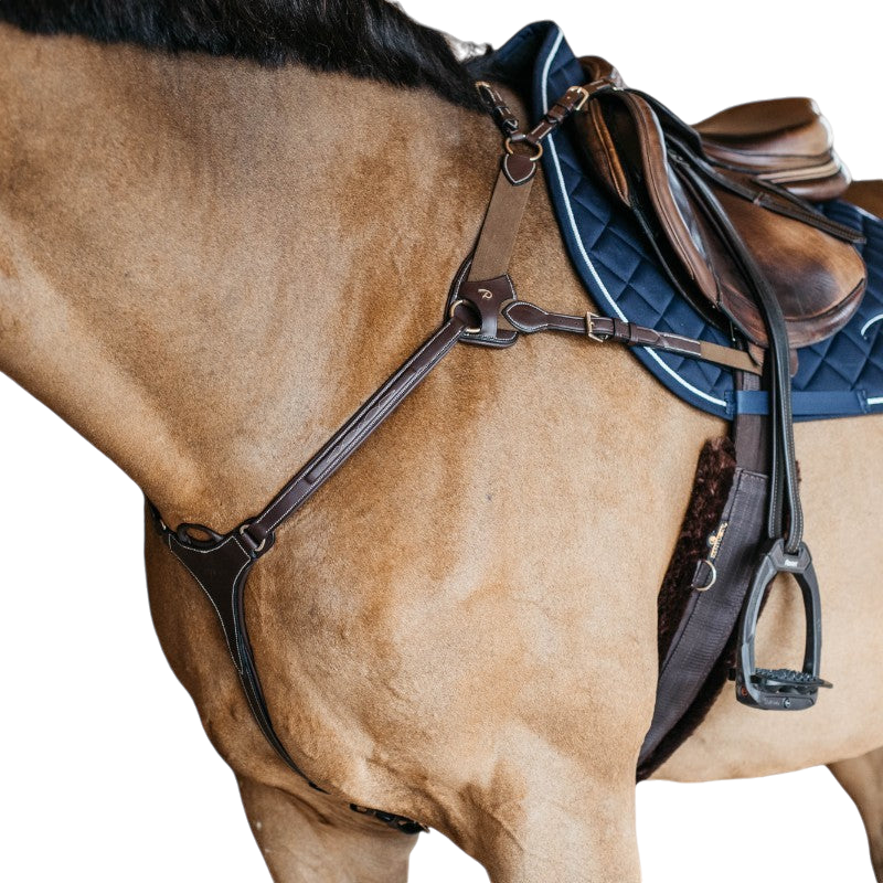 Dyon - Collier de chasse 5 points élastique D Collection marron | - Ohlala