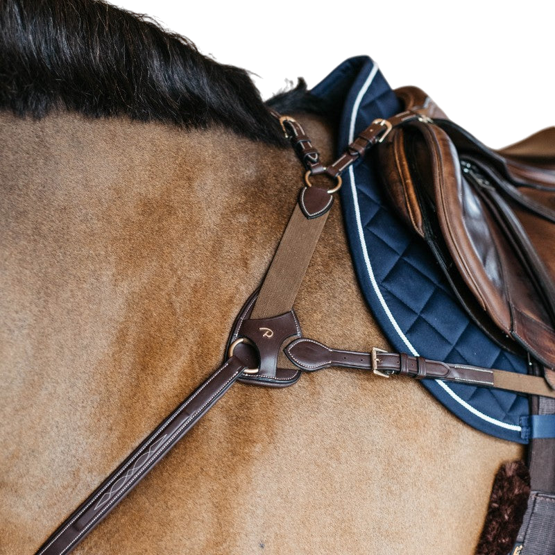 Dyon - Collier de chasse 5 points élastique D Collection marron | - Ohlala