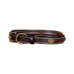Dyon - Fancy halsband voor hond bruin | - Ohlala