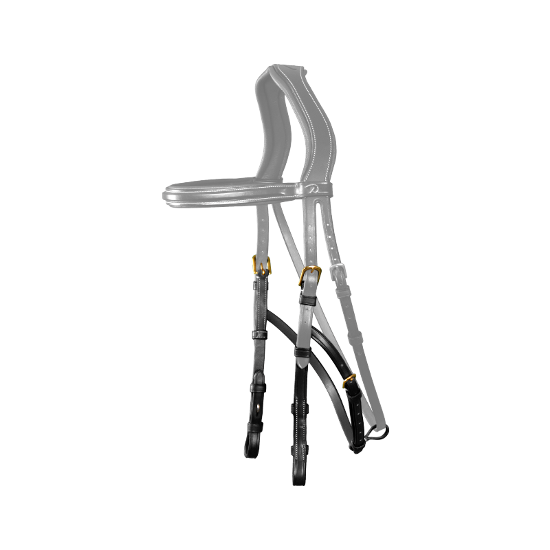 Dyon - Montants pour hackamore D Collection noir | - Ohlala