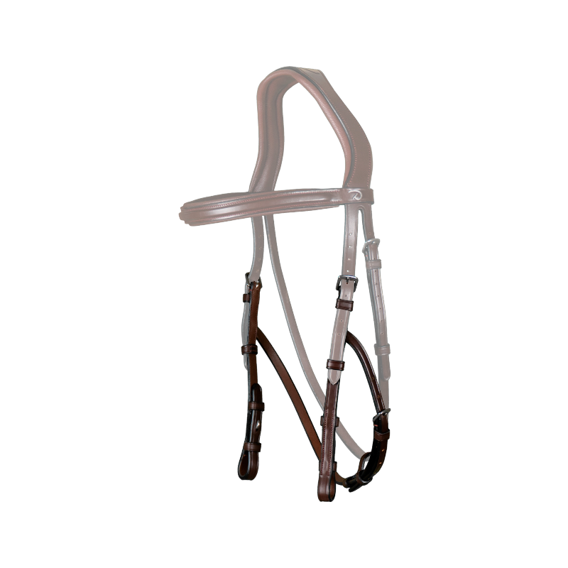 Dyon - Montants pour hackamore New English Collection brun | - Ohlala
