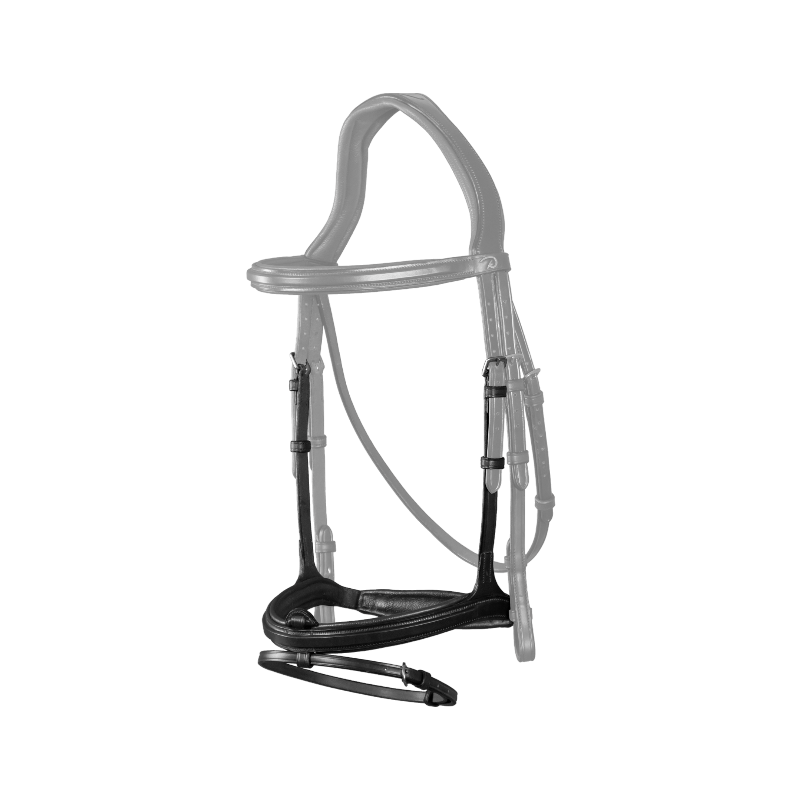 Dyon - Muserolle combinée anatomique New English Collection noir | - Ohlala