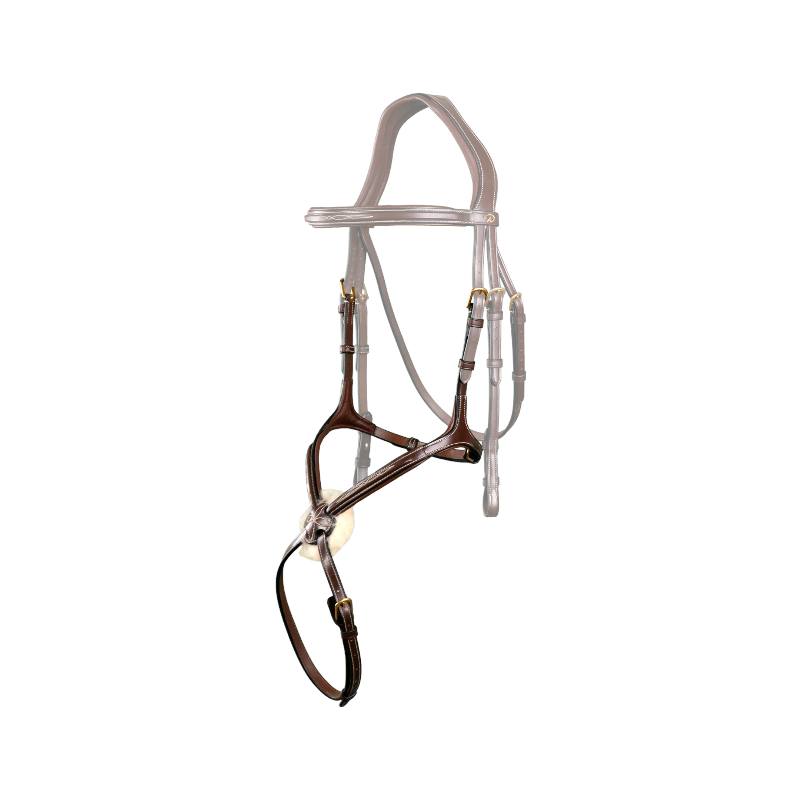 Dyon - Muserolle croisée D Collection brun | - Ohlala