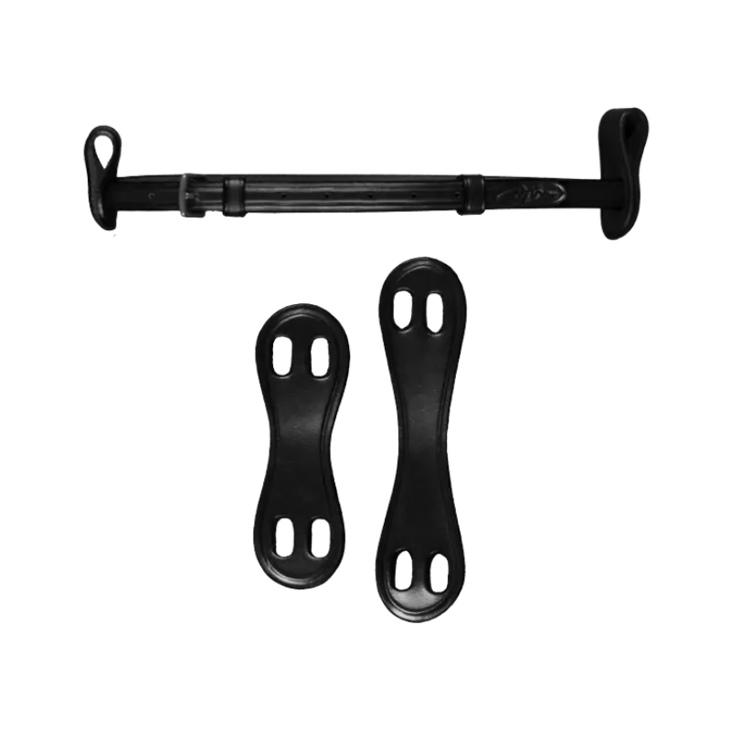 Dyon - Noseband 1/2 avec attaches amovibles noir | - Ohlala