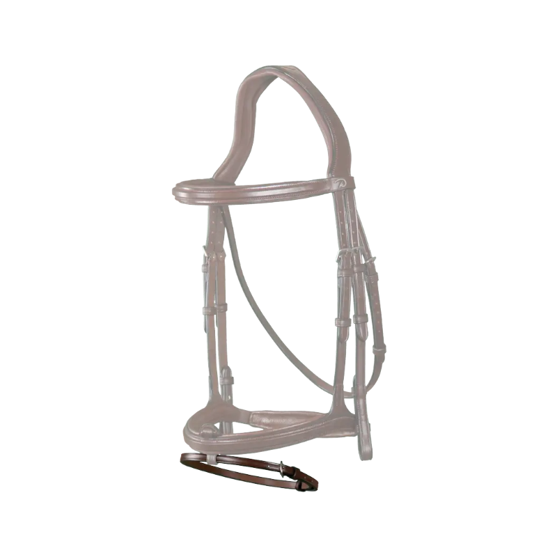Dyon - Noseband 3/8 New English Collection brun | - Ohlala
