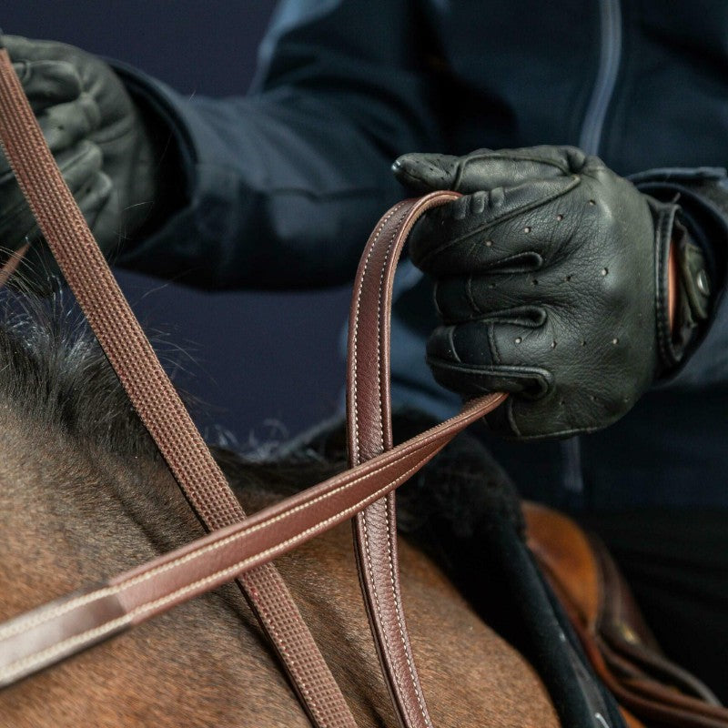 Dyon - Rênes Hunter 1/2 D Collection brun | - Ohlala