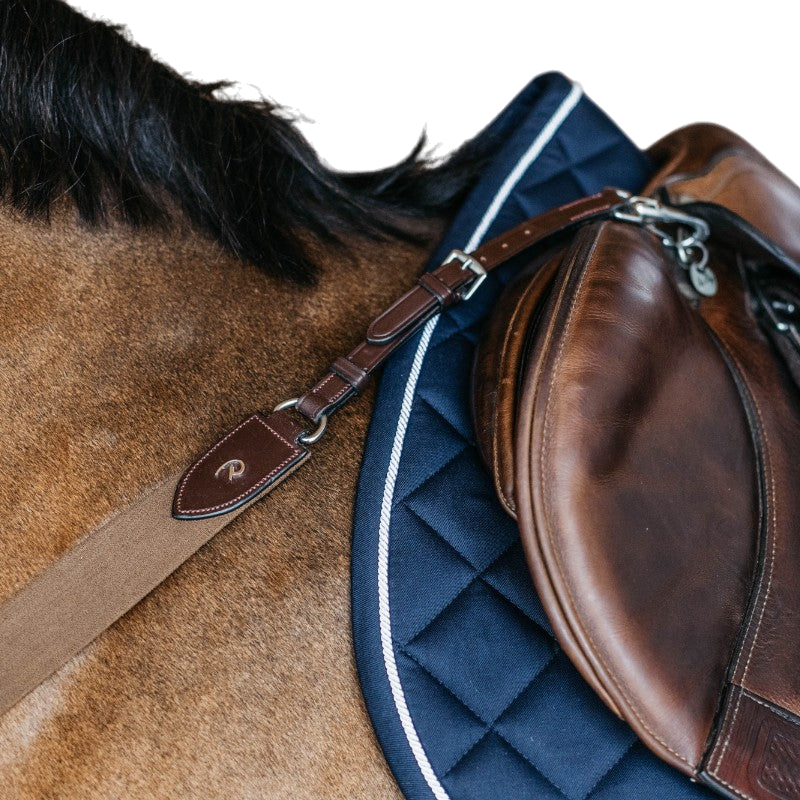 Dyon - Bricole élastique New English Collection marron | - Ohlala