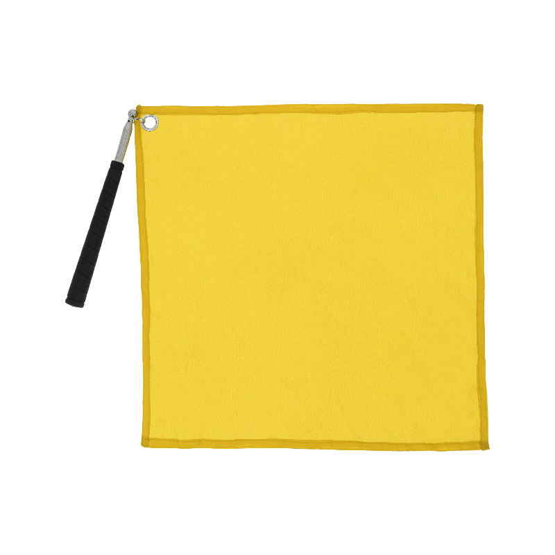 Hippotonic - Drapeau de désensibilisation Téléscopique jaune