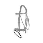 Dyon - Noseband 3/8 D Collection zwart | - Ohlala