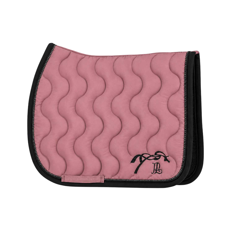 Eden by Pénélope - Tapis de selle Diamant vieux rose/ noir / noir