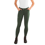 Ego7 - Pantalon d'équitation femme Jumping PT army green | - Ohlala