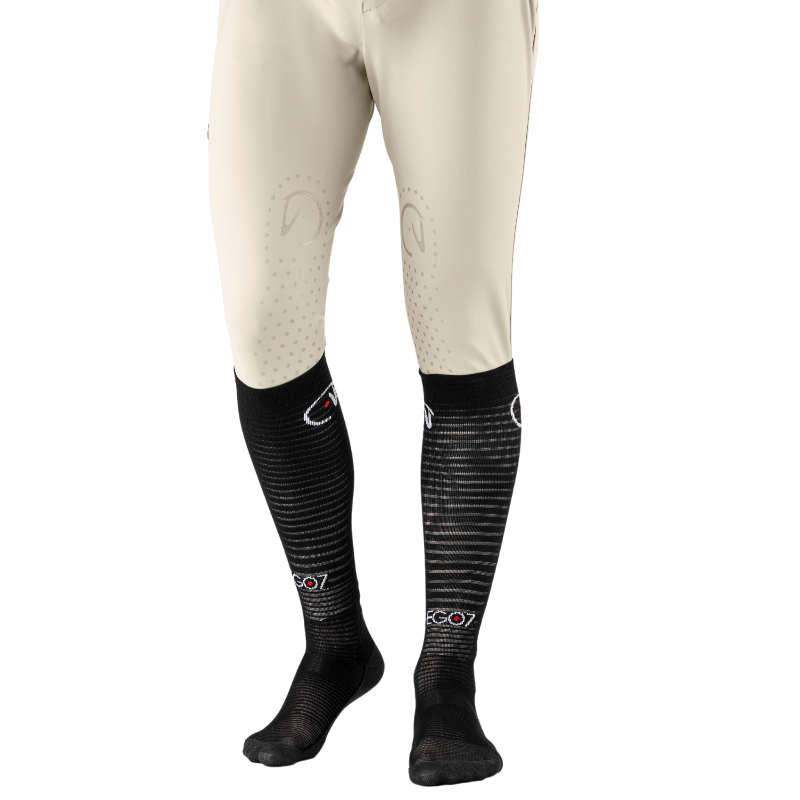 Ego7 - Chaussettes d'équitation Air Socks noir | - Ohlala