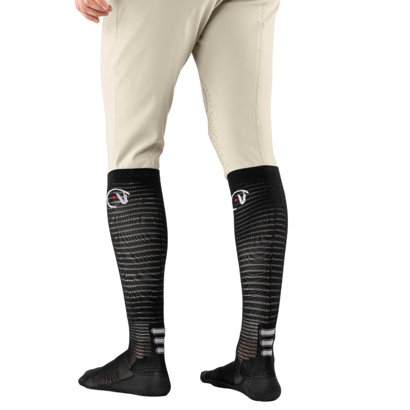 Ego7 - Chaussettes d'équitation Air Socks noir | - Ohlala