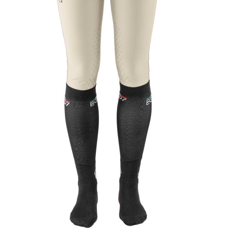 Ego7 - Chaussettes d'équitation Ego Socks noir | - Ohlala