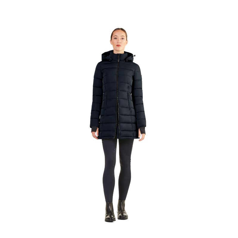 Ego7 - Parka manches longues femme Era Padded marine | - Ohlala