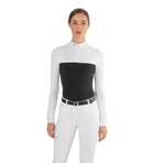 Ego7 - Polo de concours manches longues femme Mesh noir | - Ohlala