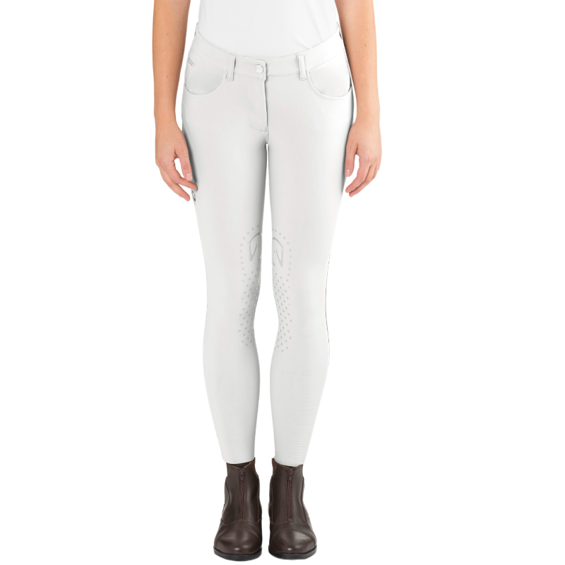 Ego7 - Pantalon d'équitation femme Jumping VB blanc | - Ohlala