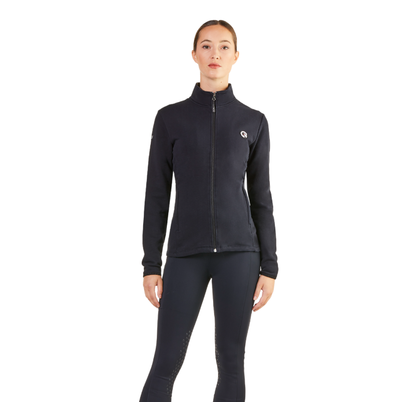 Ego7 - Veste manches longues femme Z0W marine | - Ohlala