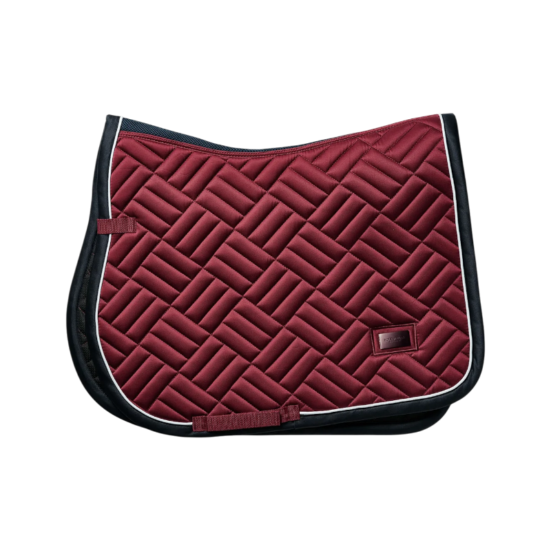 Equestrian Stockholm - Tapis de selle Modern Luxe rouge foncé