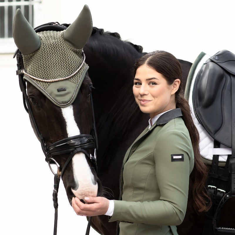 Equestrian Stockholm - Bonnet pour chevaux Striking Valley Modern vert | - Ohlala