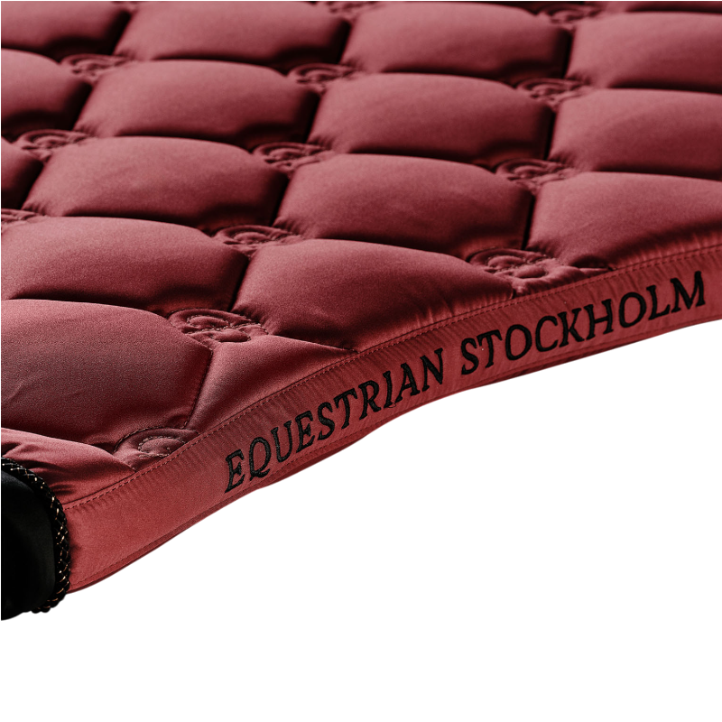 Equestrian Stockholm - Tapis de dressage Soft rouge