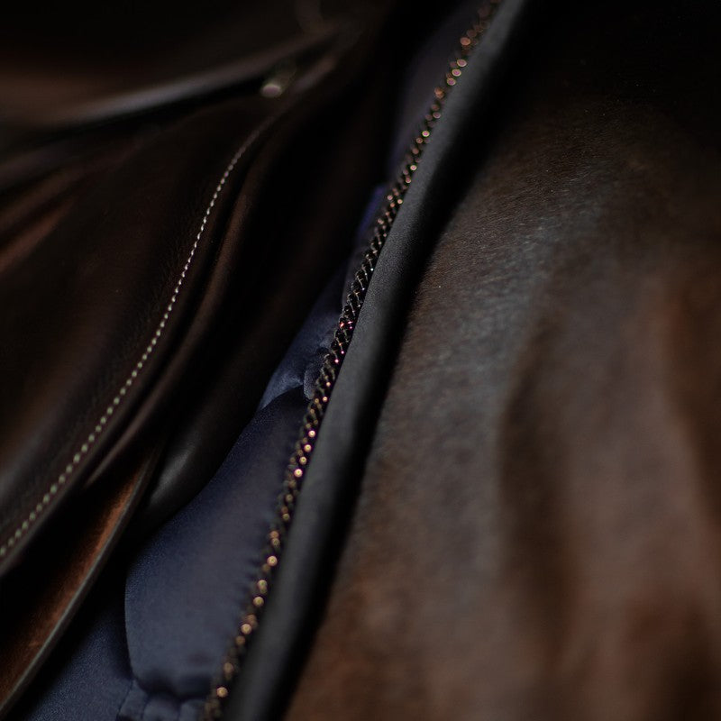 Equestrian Stockholm - Tapis de selle Dark Ocean marine | - Ohlala