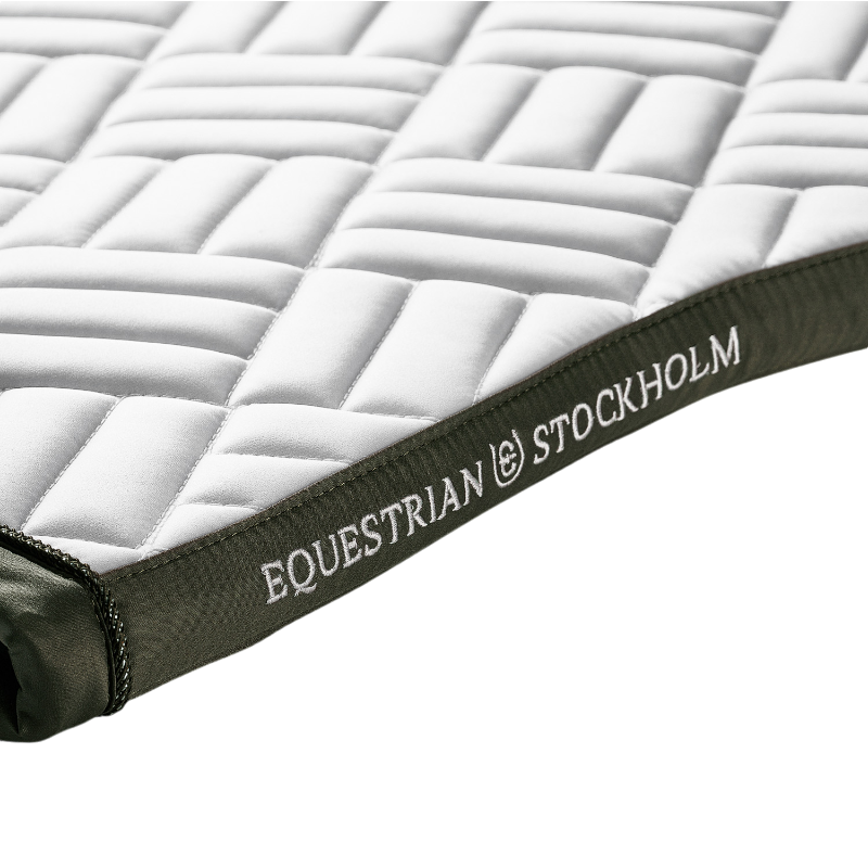 Equestrian Stockholm - Tapis de selle Striking Valley Modern blanc