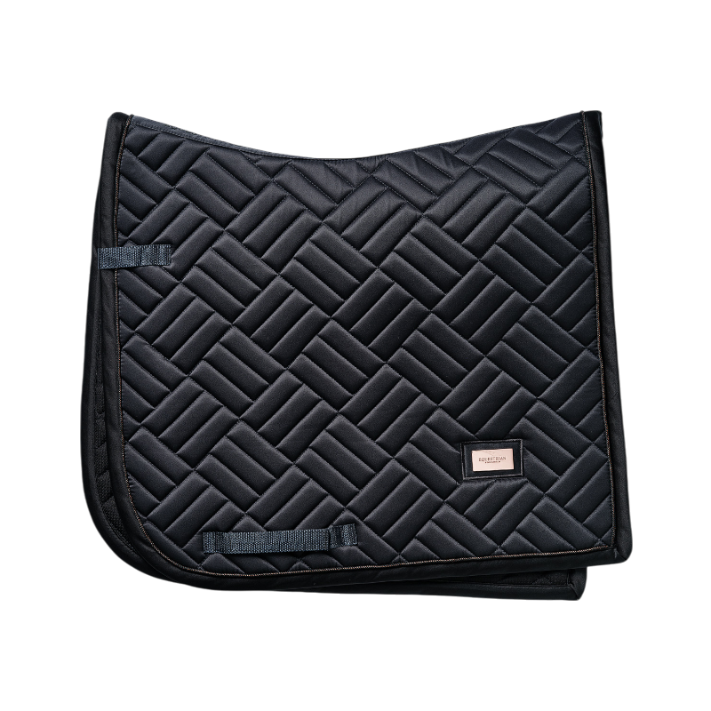 Equestrian Stockholm - Tapis de dressage Modern Dark Ocean marine
