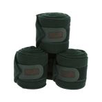 Equithème - Polo bandages 3M donkergroen (x4) | - Ohlala