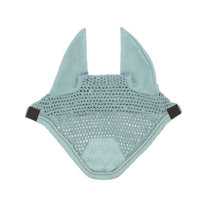 Equithème - Bonnet pour chevaux Brocart bleu clair | - Ohlala