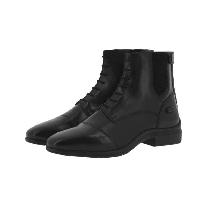 Equithème - Boots d'équitation Sporty à lacets noir | - Ohlala